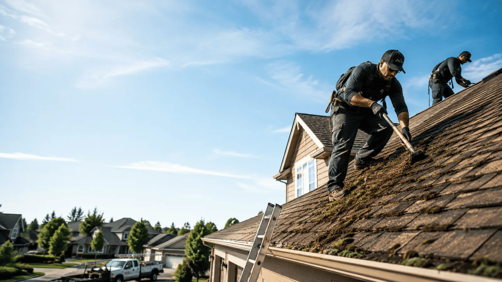 Roof Moss Removal in Scammon, KS near me